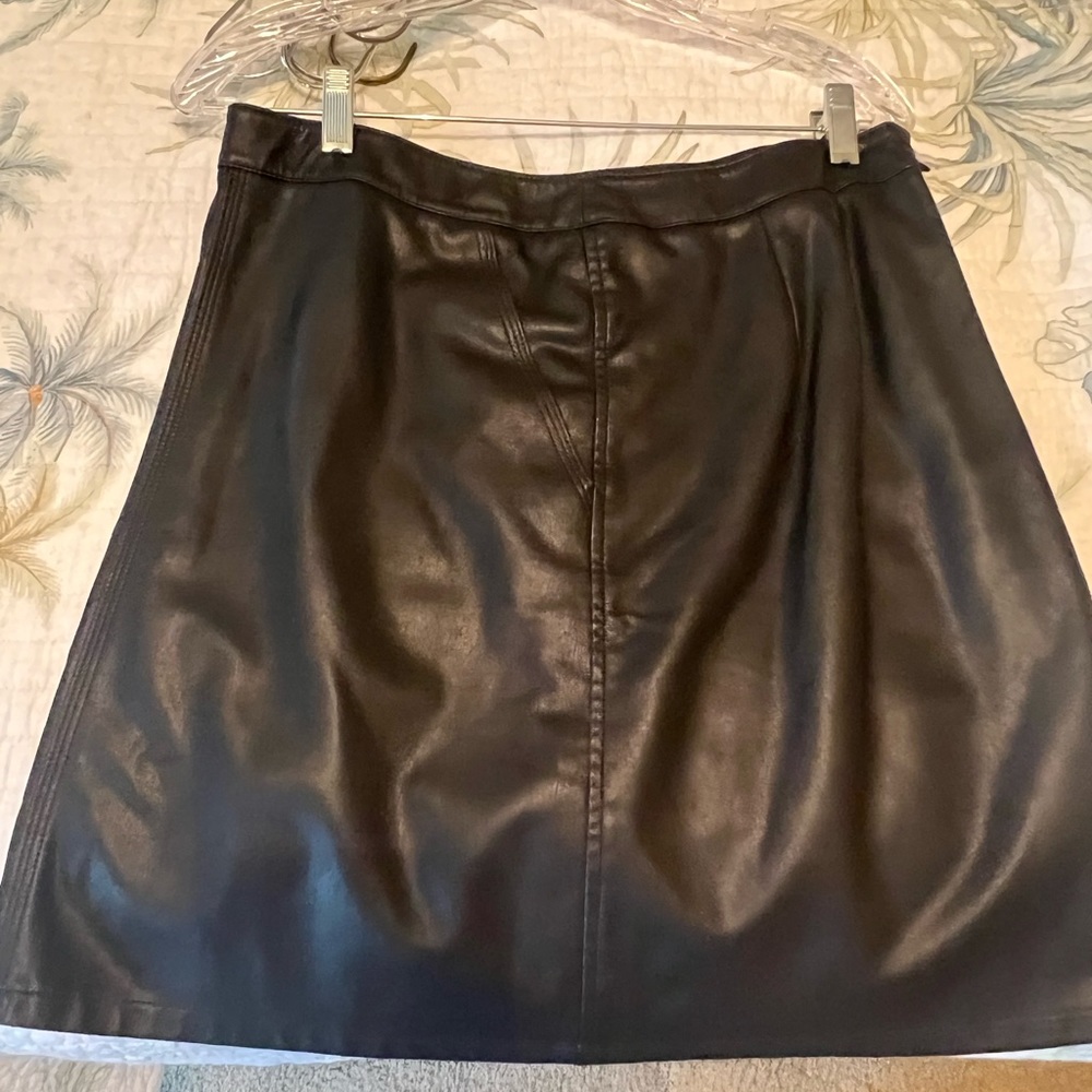Loft Leather Skirt